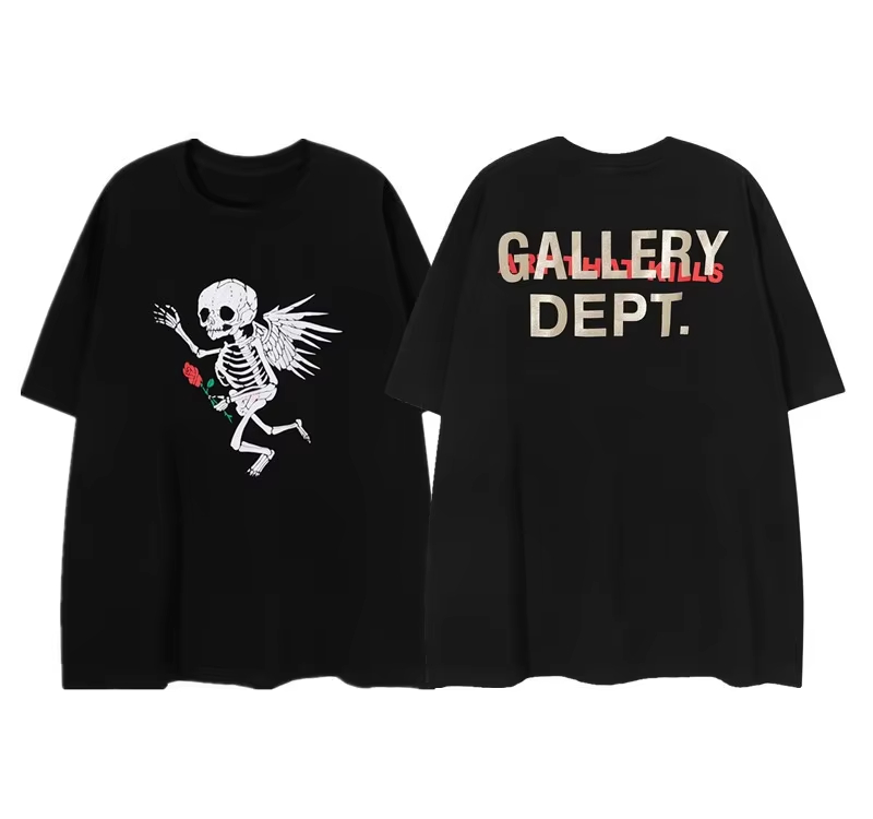 Streetwear Brand Graphics - Skull Angel High-end modemerk T-shirt katoen