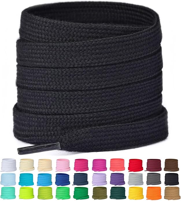 Travis Scott Lace - 1 cm brede platte veters -