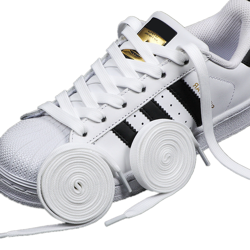 1 paar zwart witte veters plat - Travis Scott Lace recensie en prijs