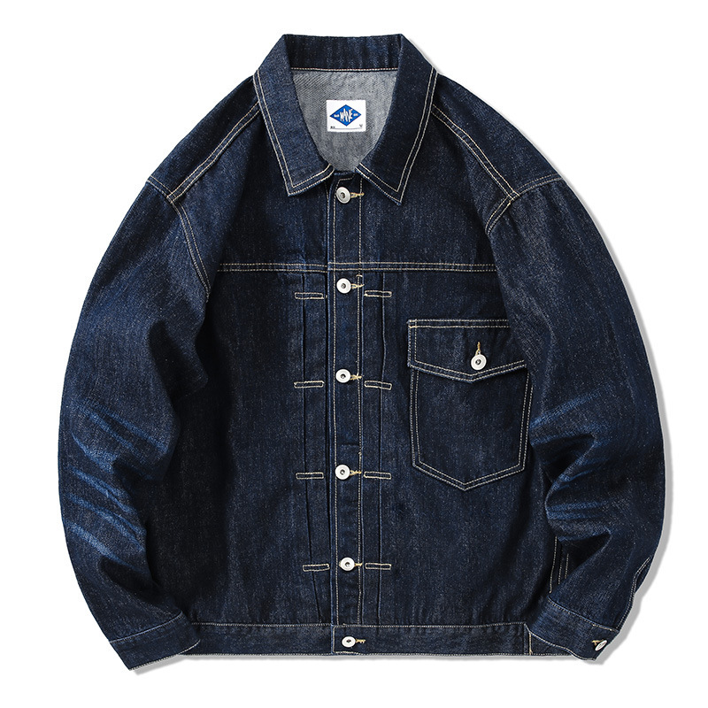 Tij Merk Donkerblauw Denim Jas - Streetwear Brand For Men recensie en prijs