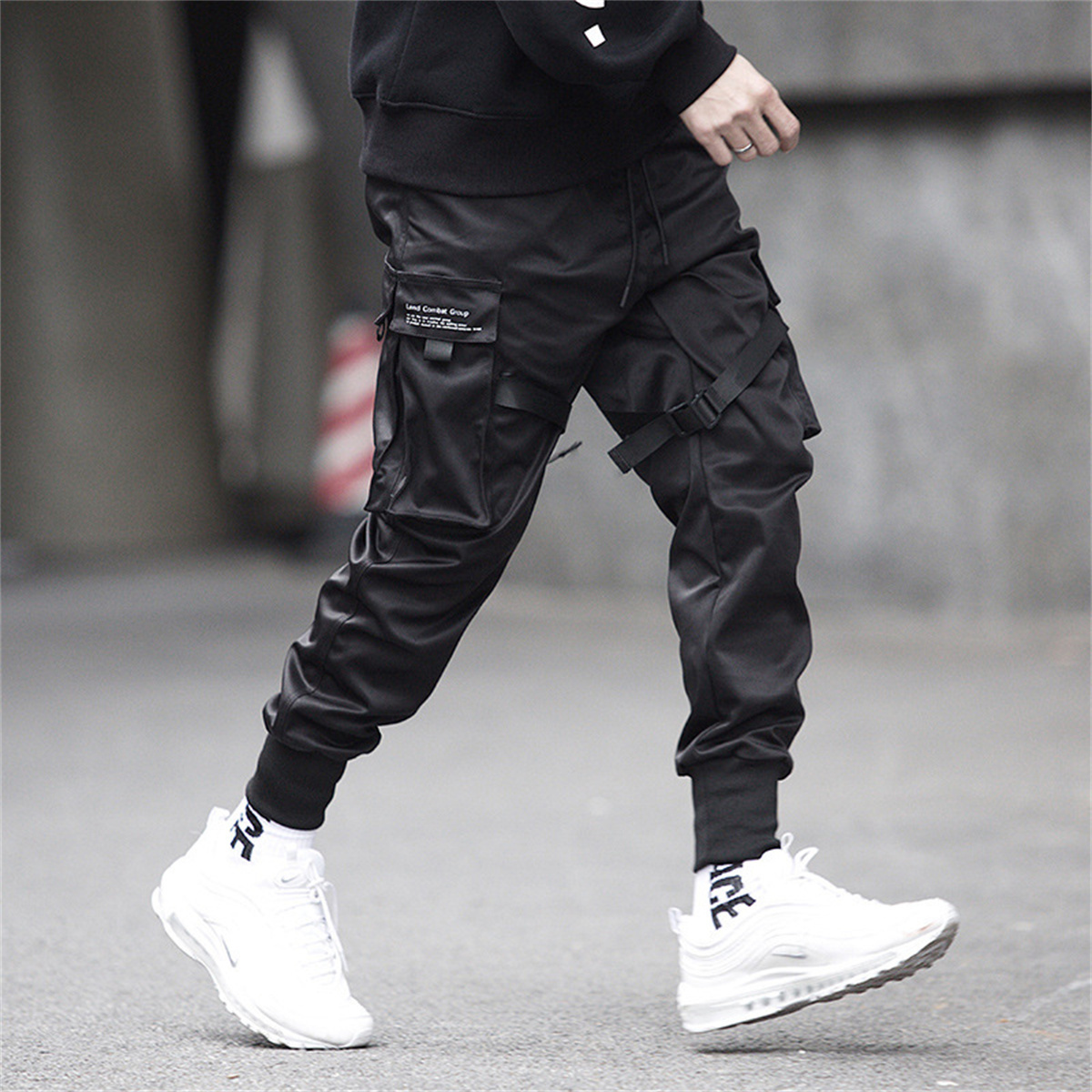 Zwarte Hiphop Cargo Broek Zome - Streetwear Brand For Men recensie en prijs