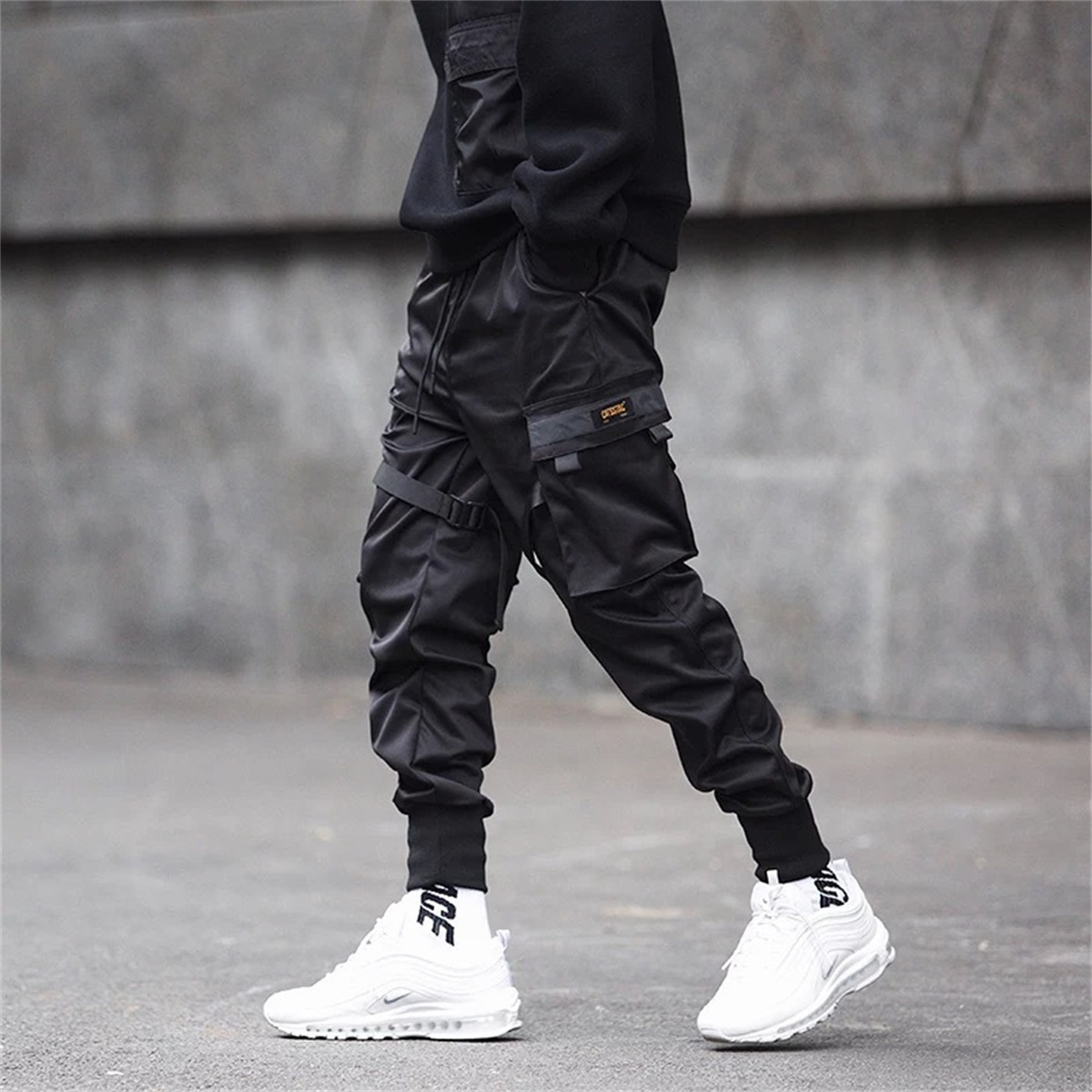 Zwarte Hiphop Cargo Broek Zome - Streetwear Brand For Men recensie en prijs