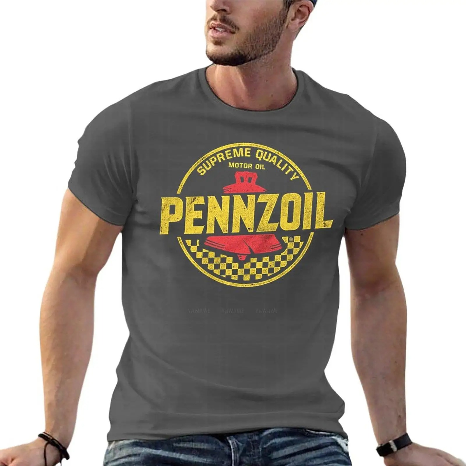 Distressed Pennzoil Motor Olie - Streetwear Brands Logo recensie en prijs